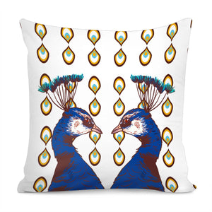 Peacock Pillow Cover