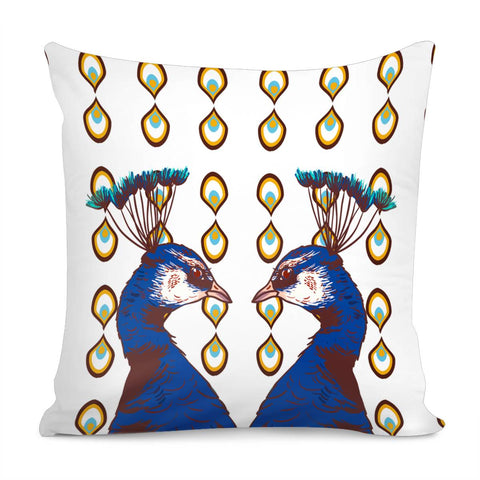 Image of Peacock Pillow Cover