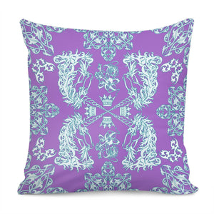 Royal Unicorn Pillow Cover