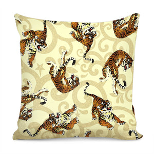 Chinese Tiger Pillow Cover