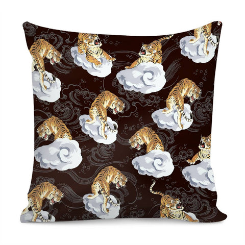 Image of Chinese Tiger Pillow Cover