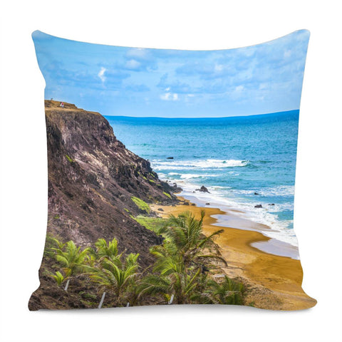 Image of Praia Do Amor, Pipa - Brazil Pillow Cover