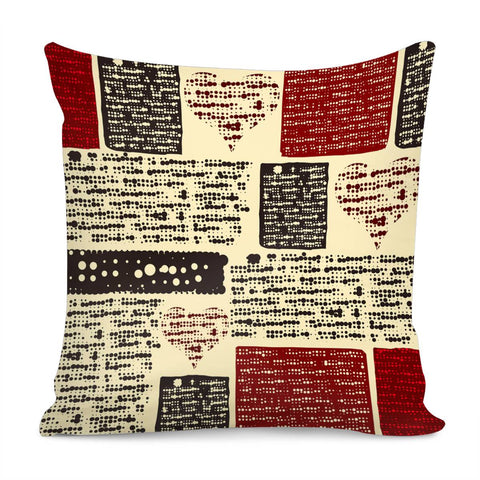 Image of Retro Newspaper Pillow Cover