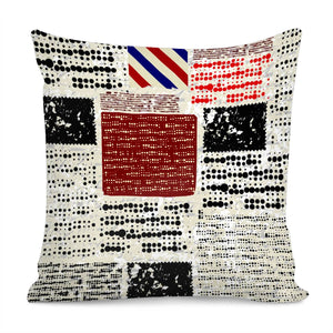 Retro Newspaper Pillow Cover