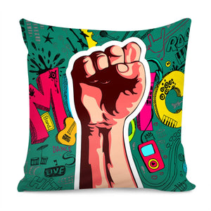 Hand Pillow Cover