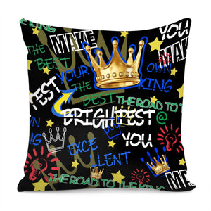 Font Pillow Cover