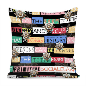 Font Pillow Cover