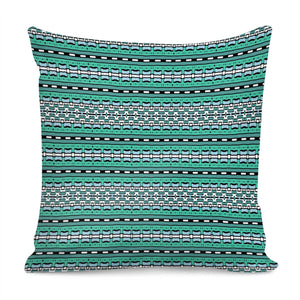 Aztec Striped Colorful Print Pattern Pillow Cover