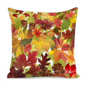 Autumn Fall Leaves Pillow Cover