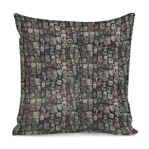 Ancient Stone Wall Pattern Pillow Cover