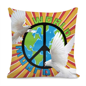 Peace Pigeon Pillow Cover