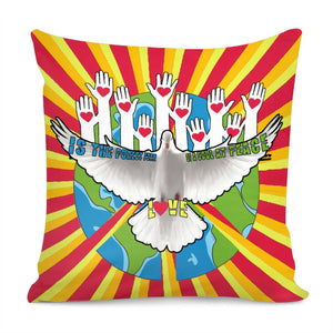 Peace Pigeon Pillow Cover