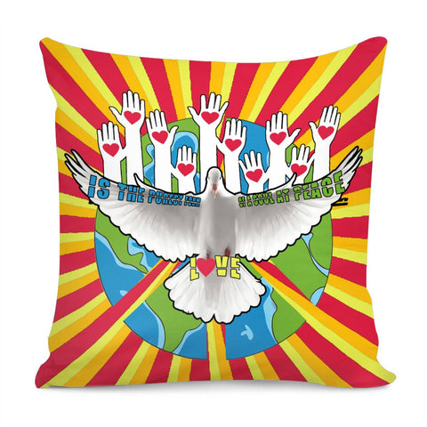 Image of Peace Pigeon Pillow Cover