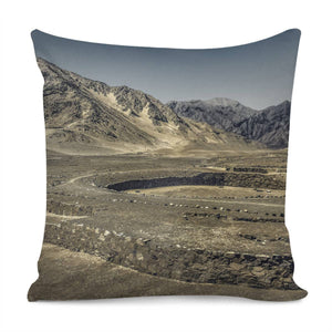 Pre Hispanic Caral City, Peru Pillow Cover