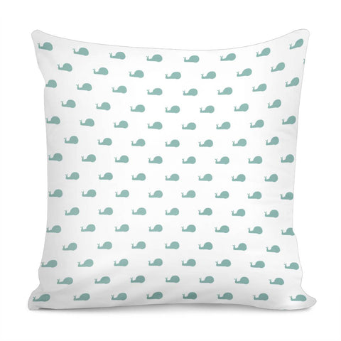 Image of Snails Silhouette Drawing Pattern Pillow Cover