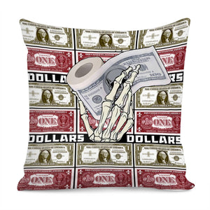 Dollar Pillow Cover