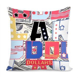 Dollar Pillow Cover