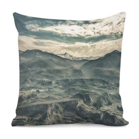 Image of Colca Valley, Arequipa Peru Pillow Cover