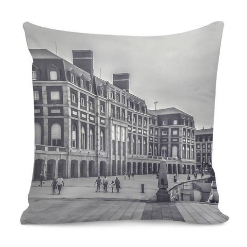 Image of Plaza Del Milenio, Mar Del Plata – Argentina Pillow Cover