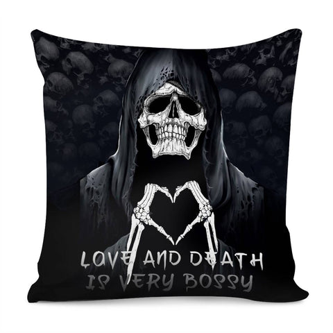 Image of Skull Pillow Cover