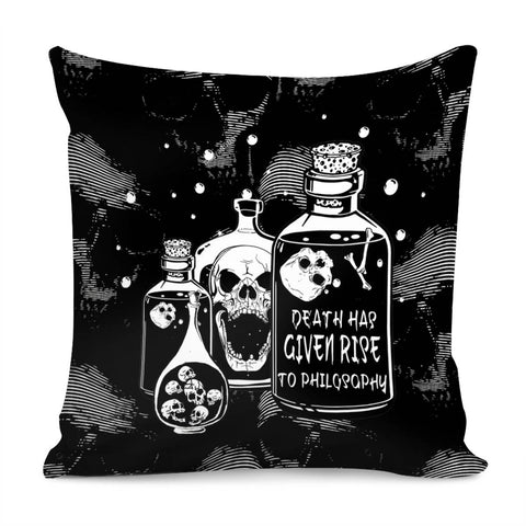 Image of Skull Pillow Cover