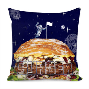 Burger Pillow Cover