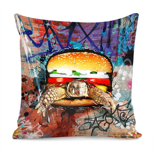 Burger Pillow Cover