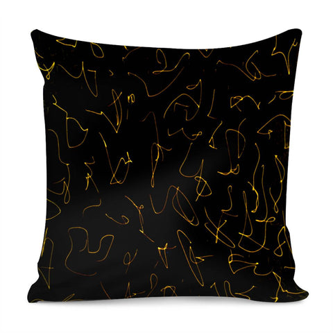 Image of Dark Texture Print Pillow Cover