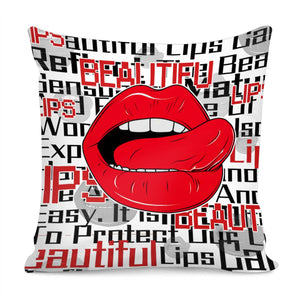 Lips Pillow Cover