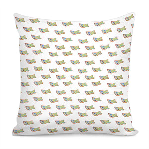 Funny Shark Drawing Pattern Pillow Cover