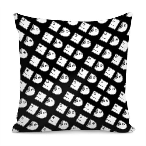 Image of Chasing Funny Cartoon Pattern Pillow Cover