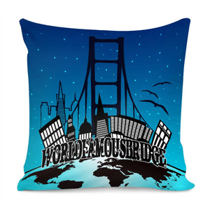 Golden Gate Bridge Pillow Cover