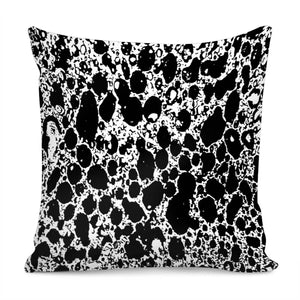 Black And White Abstract Print Pillow Cover