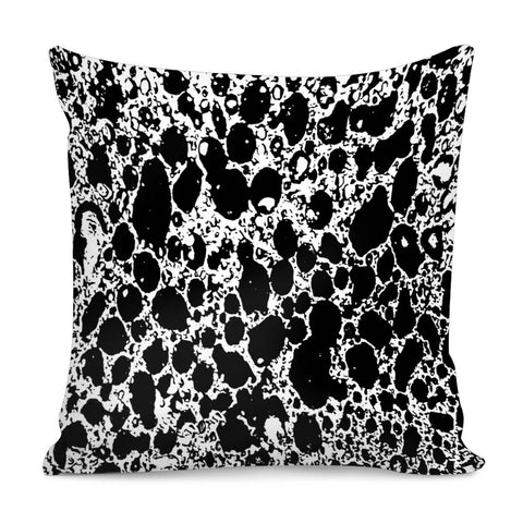 Image of Black And White Abstract Print Pillow Cover