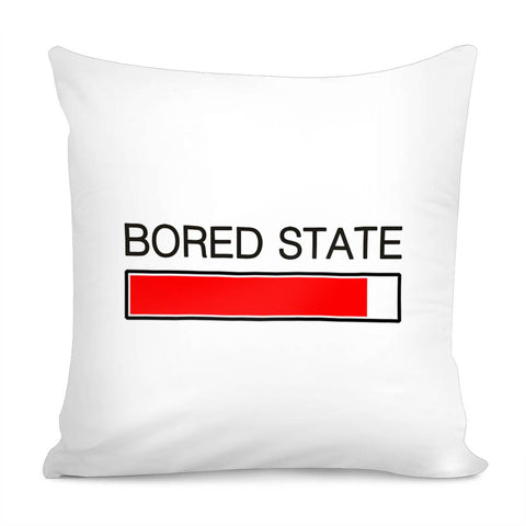 Image of Boring Concept Illustration Pillow Cover