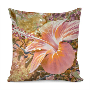 Hibiscus Flower Photography Pillow Cover