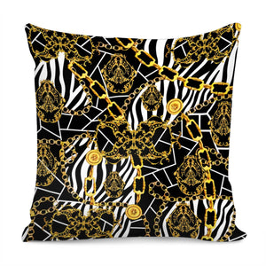 Baroque Print Pillow Cover