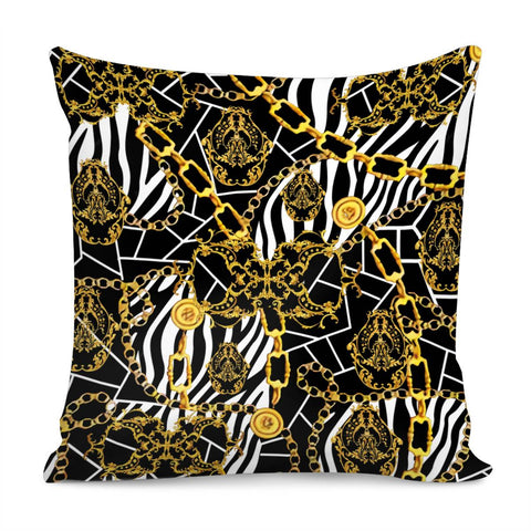 Image of Baroque Print Pillow Cover