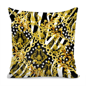 Baroque Print Pillow Cover