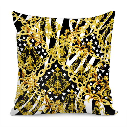 Image of Baroque Print Pillow Cover