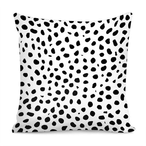 Image of Black And White Cheetah Animal Print Pillow Cover