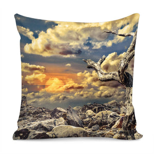 Fantasy Lanscape Scene Pillow Cover