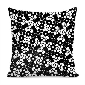 Black And White Geometric Print Pillow Cover