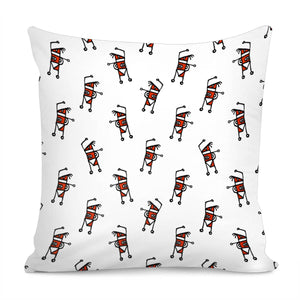 Cartoon Character Drawing Print Pattern Pillow Cover