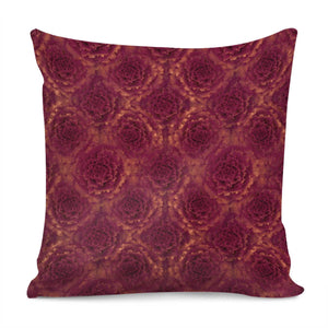 Pink Floral Print Pattern Pillow Cover