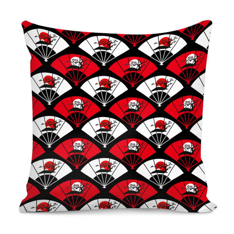 Image of Japanese Style Fan Pillow Cover