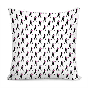 Girl Power Concept Print Pattern Pillow Cover