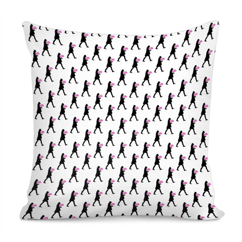 Image of Girl Power Concept Print Pattern Pillow Cover