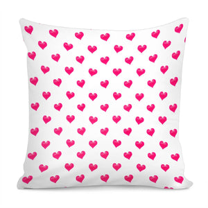 Love Concept Sketchy Drawing Print Pattern Pillow Cover