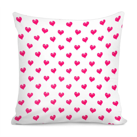 Image of Love Concept Sketchy Drawing Print Pattern Pillow Cover